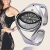 Armbanduhr Fashion Silber Armband Armreif Watschen Frauen Luxus Diamond Crystal Watch Casual Damen Armbanduhren weibliche Uhr Relogio Feminin