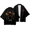 Ropa étnica Anime Tokyo Revengers Camiseta Hanagaki Takemichi Ken Ryuguji Capa Tops Chaquetas Draken Haori Ryuguuji Mikey Kimono Abrigos Hombres