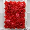 Flores decorativas Grinaldas 40 * 60 cm Flor artificial painel de parede decoração pano de fundo festa de casamento evento cena de aniversário diy seda dahlia r