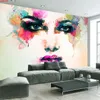 Custom 3D Wallpaper Murals Modern Art Handmålad Abstrakt Skönhet Affisch Väggmålning Vardagsrum Soffa Sovrum Hem Dekoration God quatity