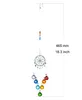 Dream Catcher Ornament Pendants With Colorful Crystal Ball Prisms Indoor Outdoor Garden Rainbow Maker Decorations