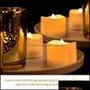 Candles Decor Home & Garden 12 Pcs Realistic And Bright Flickering Electric Candle With Built-In Timer Flameless Led Light