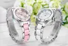 Luxe Marque De Mode Quartz plongée Montre Rose Femmes Plongée Dames Faux Bracelet En Céramique Montres Étanche de haute qualité sport Montres-Bracelets