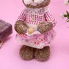 Ootdty 14 Styles Artificial Straw Cute Bunny Standing Rabbit With Carrot Home Garden Decoration Easter Theme Party Supplies 2108118194257