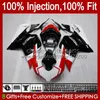 Ducati 848 1098 1198 S 07 08 09 10 11 848R 1098Rホワイトブラック75HM3 848S 1198R 1098S 1198S 2007 2008 2009 2000年2011年フェアリングキット