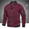 Herbst Winter Mens Casual Jacket Fashion Reißverschluss schlanker Fit Caot