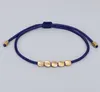 Bracelet de perles de cuivre fait à la main beau fil de cire amour bracelets porte-bonheur pour femmes hommes bijoux cadeaux