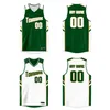 Reversible Custom Men's Youth Basketball Jersey Double-sided Suit Shirt Print Sportwear Team Game Set Clothes Uniforms