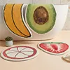 Mattor Creative Doormat Fruit Banana Strawberry Nonslip Golvmatta för badrum Kökets ytterdörr Mattor Avokado Design Entré1570813