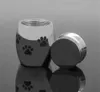 Cat Carriers Kratten Huizen Kleine Cremation Urn voor Pet Ashes Mini Keepsake Roestvrijstalen Memorial Urns Dogs Cats Holder