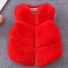 Cute Thick Baby Girl Fur Coat Solid Faux Fur Jacket Coat for Girls Children Kids Winter Thick Warm Outerwear Clothes 1725 B3