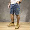 Plus Größe Baggy Jeans Denim Herren Shorts Hohe Qualität Casual Hosen Hosen Sommer Mode Männlichen 2021 Männer