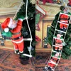 Party Decoration Christmas Santa Claus Climb Climbing Stair Ladder Rope Tree Door Hanging Festival Supplies DecorationsParty
