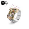 Uny Ring Vacker Multi CZ Twisted Cable Rings Designer Fashion Märke David Vintage Love Antique Rings smycken Ring 2109245005758