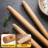 Rodillo de masa de rodillo francés WALFOS de 40CM para hornear masa de Pizza, pastel de fideos y galletas, rodillo de madera de haya, herramientas para hornear 210401