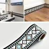 Wallpapers PVC Waterproof Self-adhesive Baseboard Wall Stickers Ground Corner Line Window Sill Waist Floor Tile Waveguide