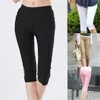 Women's Plus Size S-XXXXL Summer Slim Waist Candy Color Stretch Leggings Capris Fashion Pencil Pants Crops For Female Q0801