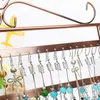 72 Holes Earrings/Necklace/Ear Studs Jewelry Display Holder Stand Showcase Metal Organizer Rack Flat Earring 211105