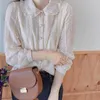 Autumn Long Sleeve Office Clothing Blusas Western Style Doll Collar Fairy Chiffon Blouse Women Ladies Shirt 10351 210415