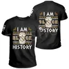 T-shirt maschili Black History Sigma Phi Rho Fraternities 3Dprint Men/Women Summer Casual Tee Short Short Streetwear A1