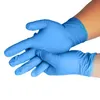 Disposable Nitrile Gloves One-off PVC Food Gloves Eco-friendly PE Allergy Free Gloves Kitchen Garden 100 Pcs box FY4036