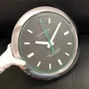 Reloj de pared de diseño de lujo moderno Horloge Murale Milgauss cuarzo super silencioso movimiento X0726