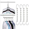 Hangers Racks Housekeeping Home Garden Drop Folding Metal Clothing Storage Organization Wardrobe Clothes Rack ZWL313