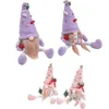 Рождественские украшения фиолетовый гном плюшевые куклы ручной работы шведский томит фигурки фаршированные дома настольные украшения HH21-807