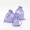 Satin Gift Bags Red Drawstring Bag Gifts Pouches For Christmas Wedding Favor Bag Baby Shower