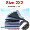 Shade 190G Thicken PE Silvery Green Tarpaulin Garden Rainproof Cloth Tent Shielding Waterproof Motorcycle Cover For The Car