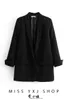 Kvinnors kostymer Blazers Shopping Mall Tail Order Brand Rabatt Cut Label Big Casual Små kostym Coat Kläder Dam Toppar