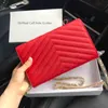 wholesale diagonal women Shoulder Bags Handbag Top quality Genuine Leather Fashion Crossbody bag Metal chain Handbags Flip cover wallet purse