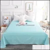 Sheets & Sets Bedding Supplies Home Textiles Garden Bedroom Single Double Yellow Cotton Flat Sheet Bedspread Linens Hometextiles El Bed Twin