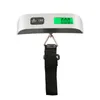 Mode Viktskalor Bärbar LCD-skärm Elektronisk Hängande Digital Bagageviktskala 50kg * 10g 50kg / 110lb