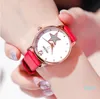 Horloge student horloges ins vrouwelijke wind eenvoudige temperament hoge vroege middelbare leeftijd tiktok rode waterdichte muziek ladieslove