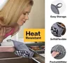 Silicone Oven Mitts and Pot Holders Sets with Quilted Liner Heat Resistant Kitchen Mitt Waterproof Flexible Insulation Gloves for Baking Grilling