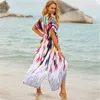 Coton plage couvrir caftans sarong maillot de bain s paréos maillot de bain femmes maillot de bain tunique # Q641 210420