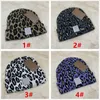 Designer Beanie Brand Caps For Women Men Winter Knitted Leopard Hats Unisex Ladies Warm Gorras Tie Dye Knit Beanies 2021