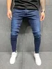 Men's Jeans Men's 2022 Male Fashion Hip Pants Men Sweatpants Slacks Casual Elastic Joggings Sport Solid Baggy Pockets Trousers