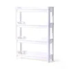 2/3/4 Tier Slim Slide Out Kitchen Trolley Rack Holder Storage Organiser on Wheel Kitchen Storage Rack