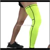 Kol Isıtıcıları 1 ADET Uzun Diz Kaliteli Spor Desteği Açık Kollu Pad Koruyucu Anti Elastik Polyester Bacak Nefes Spandex1 COAK2 X1OHD