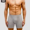 52025 Pamuk Modal Yumuşak Rahat Push-Up 'ın Boxerbriefs Erkekler Iç Çamaşırı Seksi Uzun Boksörler