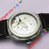 Top engrave Limitowana edycja Męski zegarek Pam ręcznie nakręcany Mechaniczny brązowy Skórzany pasek Zegarek 47mm Stal nierdzewna Męski