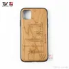 Custodie per telefoni resistenti allo sporco per iPhone 6 7 8 Plus 11 12 Pro X Xr Xs Max Cover posteriore Natural Real Wood TPU Design LOGO personalizzato Luxury 2021