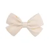 Bébé Barrettes Bow Clips Filles Enfants Épingles À Cheveux À La Main Clip Hairgrips Enfants Vêtements Bowknot Enveloppé Sécurité Clipper Accessoires De Cheveux YL456