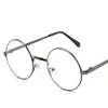 Модные солнцезащитные очки рамки 2021 винтажные ретро -металлические рамки чистый линз очки.