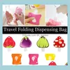 Liquid Soap Dispenser Bathroom Accessories Bath Home Garden 25Ml 90Ml Travel Cosmetic Filling Pvc Bagportable Packing Bag Hand Sanitiz