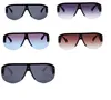 Gafas de sol One Piece Vintage Rimless Shades Fashion Oversized Brand Designer Gafas de sol Mujer Hombre Gafas De Sol 5 colores 10PCS