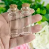 10CC Piccoli vasetti di vetro con tappi di sughero Mini bottiglie dei desideri 100 pezzi 22x50x12,5mm Bottiglie di fiale da 10 mlbuona quantità