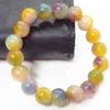 Link Chain Handmade Beaded Bracelet Woman Man Natural Stone Crystal Quartzs Chalcedony Jades 10mm Fashion Jewelry Pulserase Fawn22